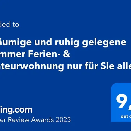 4 Geraeumige Und Ruhig Gelegene Ferien- Und Monteurwohnung Nur Fuer Sie Allein Aujvari Vermietungen *
